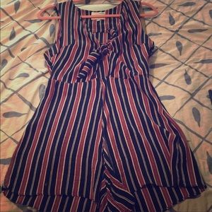Privacy Please striped romper